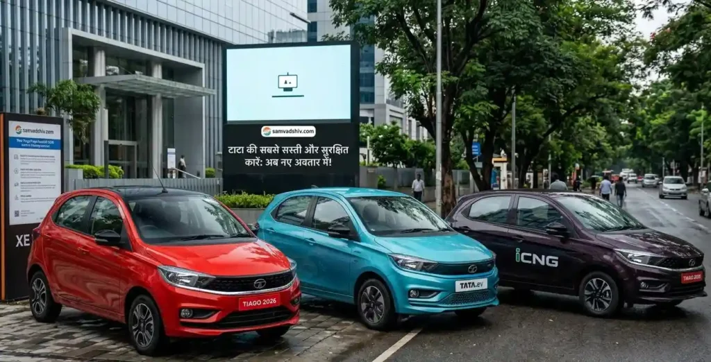 Tata Tiago Facelift and Tiago EV Facelift 2026 Launch: जाने टाटा की सबसे सस्ती कार की कीमत, फीचर, स्पेसिफिकेशन्स 3 Tata Tiago Facelift and Tiago EV Facelift 2026 Launch