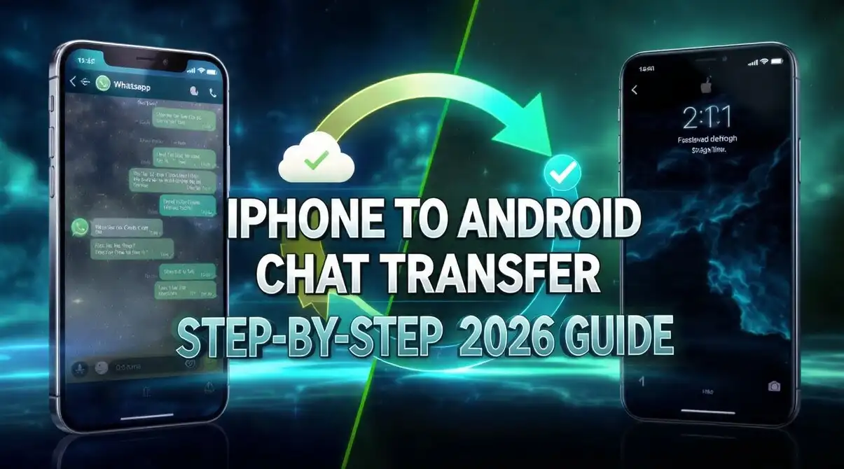 How to transfer chat backup from iphone to android step by step process