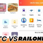 Home IRCTC vs RailOne App Comparison