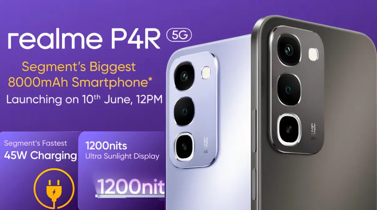 Home Realme P4R 5G Price in India